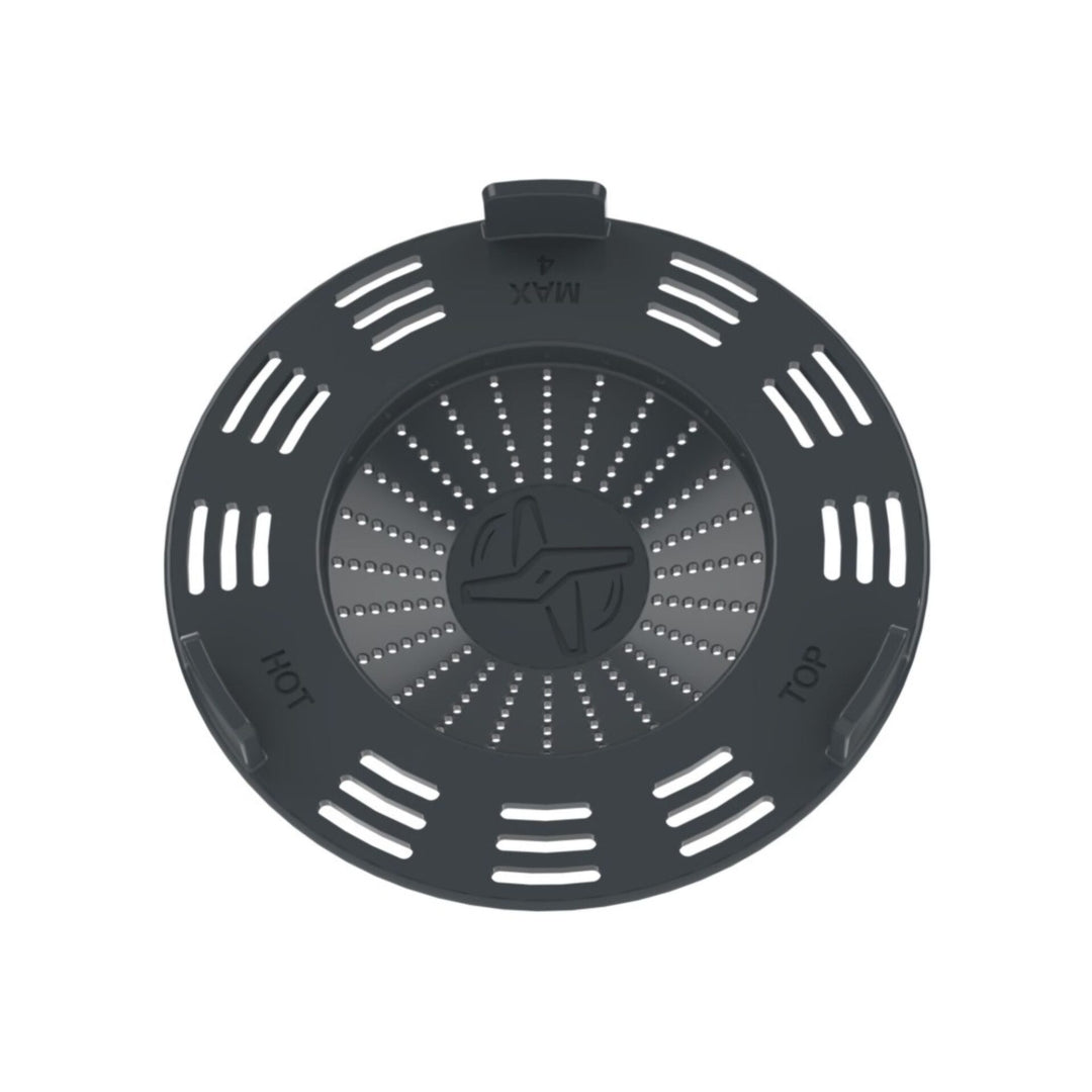 Passend für den Thermomix®* Spritzschutz FitSchutz von fitgemixt mit hitzebeständigem Deckel mit Schlitzen