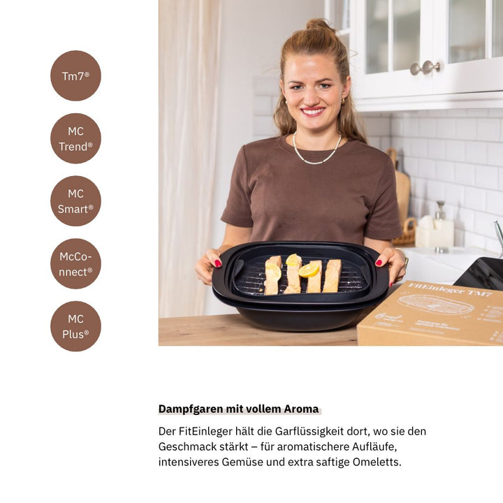 Fitgemixt Einlegeboden für Thermomix® Varoma® – perfektes Zubehör für sauberes Dampfgaren und optimale Ergebnisse. Jetzt bestellen.