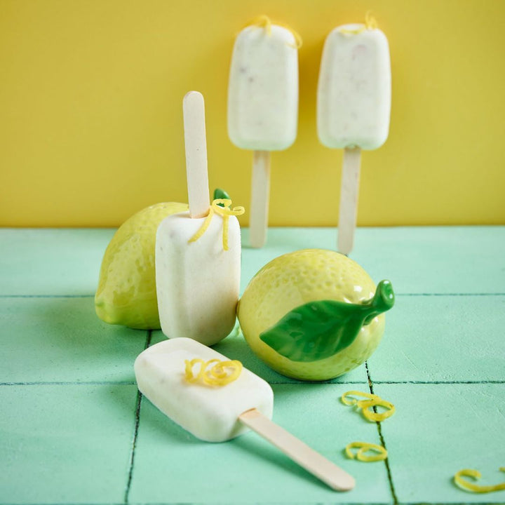 Zitronen-Joghurt-Eis – frisch und cremig mit dem besten Vanilleeis-Rezept Thermomix®* aus "Eis dich glücklich".