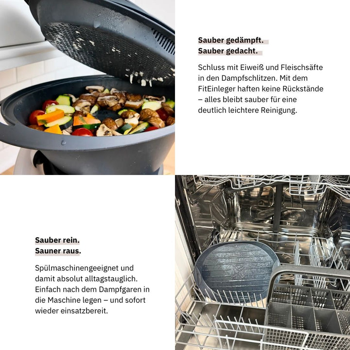 Varoma Einlegeboden Thermomix Zubehör – hochwertiger FitEinleger für vielseitige Gerichte
