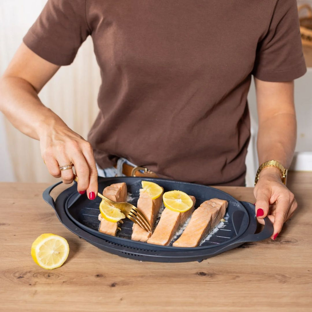 Varoma Einlegeboden TM6 – hitzebeständiger FitEinleger aus lebensmittelechtem Silikon