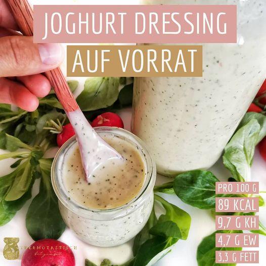 Rezept Joghurt - Dressing im Thermomix® auf Vorrat selber machen by fitgemixt