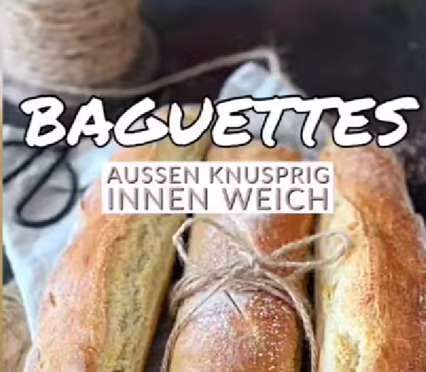 Schnelle Baguettes im Thermomix zaubern - einfach und lecker - Rezept by fitgemixt