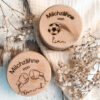 Einzigartige Holz-Milchzahndose mit individueller Gravur und Motiv - Shoppen Sie jetzt bei Fitgemixt!