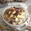 Leckeres Apfel-Zimt-Porridge im Thermomix aus dem Buch 'Winterlieblinge', erhältlich im fitgemixt Onlineshop.