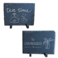 Schiefertafel mit Spruch & Motiv Schiefertafeln mit Spruch und Motiv sowie optional Namen gravieren lassen im fitgemixt shop